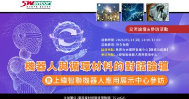 機器人與循環材料的對話論壇暨上緯智聯機器人應用展示中心參訪